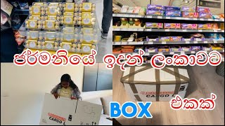 ජර්මනියේ ඉදන් ලංකාවට බඩු පෙට්ටියක් යවමුද  how to send cargo box germany to sri lanka  Cargo [upl. by Eehsar]