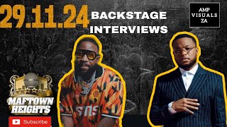 CASSPER NYOVEST and KO at MAFTOWN HEIGHTS 2024  Backstage Interviews KTA EVENT REVIEW [upl. by Elliven]