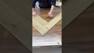 How to install herringbone SPC flooring [upl. by Eohce]