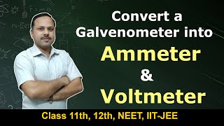 Ammeter and Voltmeter  Magnetic effect of current  12th Physics cbse neet umeshrajoria [upl. by Tia]