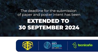 Extended Deadline for Submission of Papers and Posters  ISSCT Centennial Congress 2025 [upl. by Hailed271]