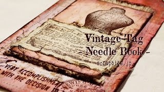 VintageTag  Needle Book [upl. by Yeltnerb]