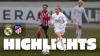 📺 HIGHLIGHTS  Real Madrid 01 Atlético Madrid  Primera Iberdrola [upl. by Itnahsa144]