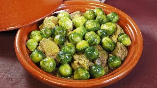 Tajine aux Choux de Bruxelles  Un Délice [upl. by Dirfliw]