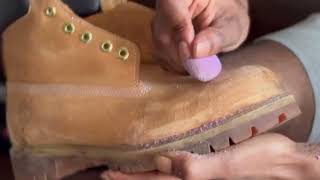 Suede timberland boots cleaning suede timberland boots timberlands [upl. by Ailido419]