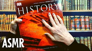 ASMR  Gorgeous Illustrated History Book Whispered Reading  Page Turning Loveliness [upl. by Annawik]