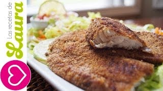 Pescado Empanizado ¡Sin aceite y sin horno Recetas Saludables sin grasa [upl. by Lyrac]