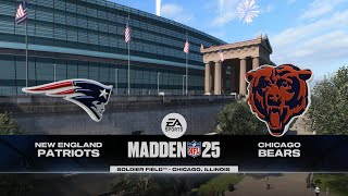 New England Patriots vs Chicago Bears  NFL 2024 Week 10 Gameplay [upl. by Dwight]