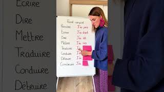 Voici quelques verbes importants au passé composé 🇫🇷 frenchlanguage france language [upl. by Celestyn9]