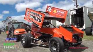 World Series Sprintcars Rd 3  Borderline Speedway [upl. by Akinat]