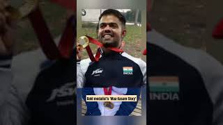 Navdeep Singh gold medalists india interview winner time 2024 [upl. by Arrahs121]