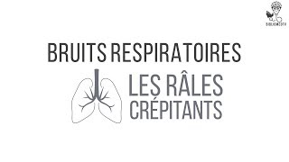 Bruits Respiratoires  Ecoutez les Râles Crépitants [upl. by Johannah364]