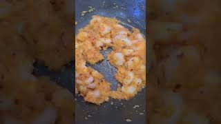 Creamy Prawn Pasta youtubeshorts shorts fyp foodie exploremore [upl. by Wilkens]