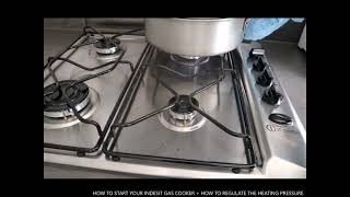 How To Switch on and Off INDESIT Gas Cooker [upl. by Felten424]