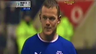 The Day When 18 Years Old Wayne Rooney Played Against Manchester United [upl. by Charteris25]