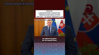 gegenpol shorts fico slowakei usa nato trump ukraine eu biden politik geopolitik news [upl. by Glynis451]