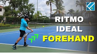 CURTINHAS 74  o ritmo ideal no FOREHAND  Falasca Tennis [upl. by Ssilem421]