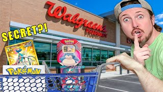 Shopping For SECRET RARE Pokemon Cards in WALGREENS [upl. by Yelreveb]