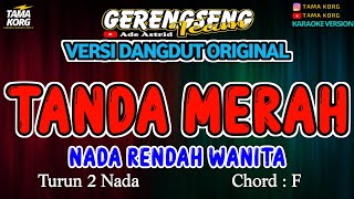 TANDA MERAH KARAOKE Ade Astrid  BAJIDOR [upl. by Ydner611]