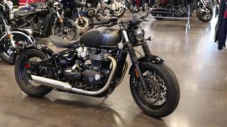 2022 Triumph Bonneville Bobber [upl. by Enyawd]