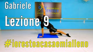 Allenamento a Casa  Pilates e posturale con Gabriele 9 [upl. by Enomal]