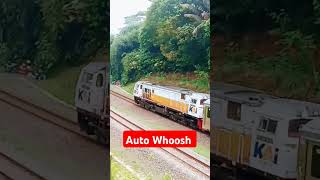 Auto Whoosh Kereta Api Ini keretaapi palangpintuperlintasankeretaapiindonesia [upl. by Nilkoorb]