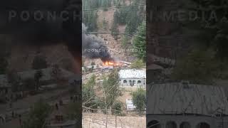 Massive fire incident in Madrasa Saraj Ul Aloom at Chatroo Kishtwar in the evening [upl. by Germain]