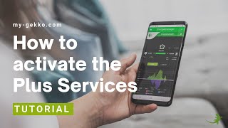 myGEKKO Plus Services  How to activate at the Slide [upl. by Atin]