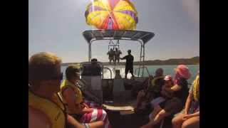 Moreton Island  GO PRO  PARASAILING [upl. by Terry362]