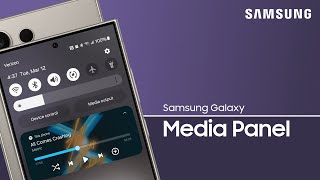 Control media output on your Galaxy phone from the Quick Panel  Samsung US [upl. by Gona]