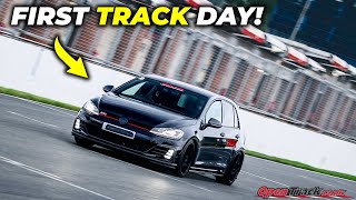 FIRST TIME ON TRACK AT SILVERSTONE IN MY MK75 GOLF GTI [upl. by Annoda]