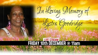 Celebrating the life of Lystra Goodridge [upl. by Kralc424]