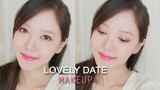 Lovely Date Makeup ♥ 데이트 메이크업 [upl. by Idleman]