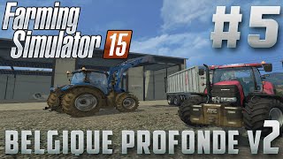 Farming Simulator 15  Belgique profonde V20  Episode 5  De la bonne herbe [upl. by Haimehen977]