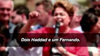 Dilma se enrola em discurso ‘2 Haddads Não 2 Pimenteis Não 1 Fernando’ [upl. by Miza]