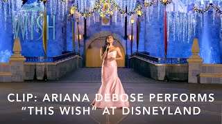 Disneys Wish  Ariana Debose Performs quotThis Wishquot At Disneyland [upl. by Prunella728]