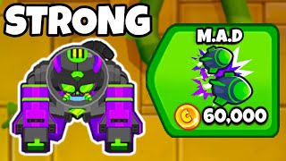 How STRONG is this 60000 Dartling Gunner in Bloons TD Battles 2 [upl. by Iror]