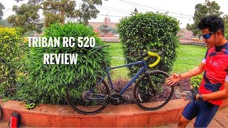 Triban RC 520 Review  Best Touring bike under Rs 80000 [upl. by Aralomo]