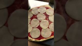 Incredible Provolone and Mozzarella Pizza￼ Look at the crust￼￼ [upl. by Westmoreland]