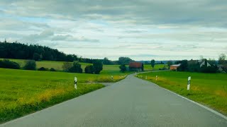 4k Germany 🇩🇪  Drive from Schalotten to Ravensburg 13 October 2024 [upl. by Lenoel]