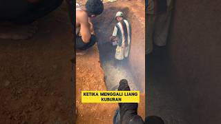 Penggali kuburan terpaksa menggunakan mesin senso ‼️‼️ kuburan makam shorts [upl. by Accire]