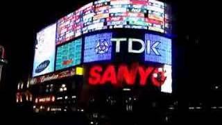 Amazing view of Piccadilly Circus at night London [upl. by Drummond]