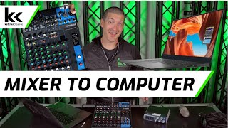 6 Ways To Connect An Audio Mixer To A Computer Mac or PC [upl. by Aihsined]