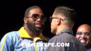 ADRIEN BRONER AND CARLOS MOLINA FACE OFF AT FINAL PRESS CONFERENCE [upl. by Osbourn]