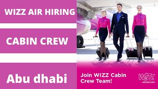 Wizz Air hiring Cabin crew  Freshers can apply [upl. by Gnilrac]