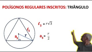 📌 POLÍGONOS REGULARES INSCRITOS TRIÂNGULO 📌 [upl. by Yllaw]