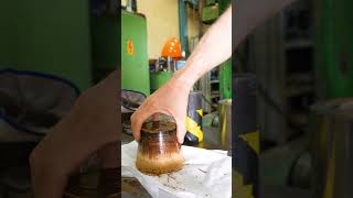 Coffee Cup Made from Coffee with 300 Ton Press ☕💥 hydraulicpress coffeelovers satisfying [upl. by Jarvey]