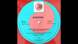 Kadenza  Lets Do It Instrumental 1982 [upl. by Irabaj]