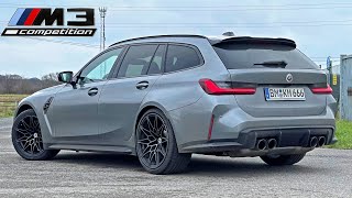 2023 BMW M3 G81 Touring REVIEW on AUTOBAHN  quotHYPE or HEAVENquot [upl. by Wylma573]