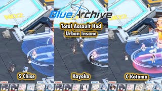 Blue Archive Global  Total Assault HOD Urban Insane Late Oct24 [upl. by Nikolaos915]